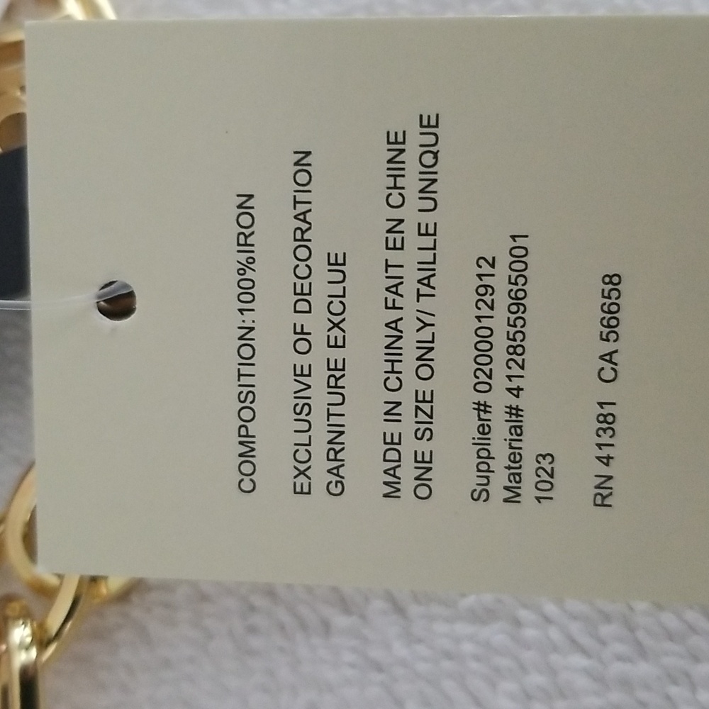 New Ralph Lauren Logo Chain Belt - Picture 6 of 8
